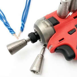 1Pc Wire Twister,Wire Twisting Tool,Electrical Wire Twister Tool for Drill,Spin Twisting Wire Connector Socket,Wire Terminals Power Tool for Power Drill Drivers,Strippers,Hand Tools