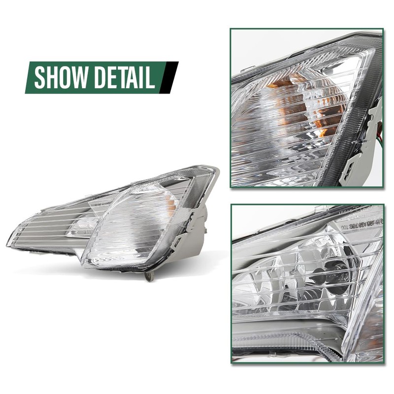 Front Fog Light Driving Lamp Assembly Left Driver Side Compatible