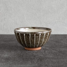 Rikizo R-887431 Rice Bowl, Craft Rice Bowl, Inner Powdered Ichigori, Diameter 4.6 x Height 2.5 inches (11.8 x 6.3 cm), Made in Japan