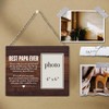 Nurawo Papa Gifts: Best Wooden Picture Frame for Papa, Meaningful
