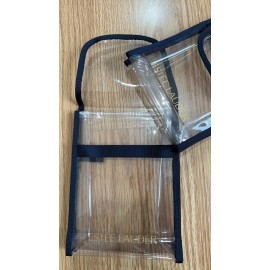 Estée Lauder NEW 2pc Estee Lauder Brand Clear waterproof make up cosmetics Bags free ship