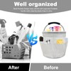 Ruaizel Cleaning Caddy with Handle, Foldable Cleaning Caddy Organiser, Cleaning