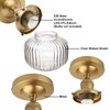 Yosoan Indoor Vintage Ceiling Light with Striped Shade, 1-Light Hardwired