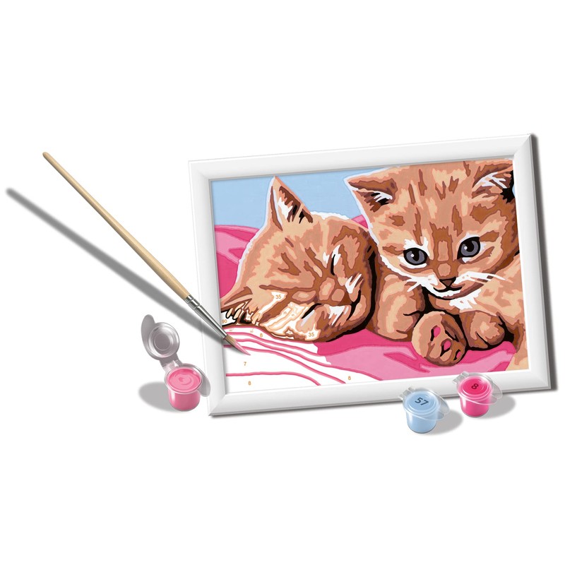 Ravensburger CreArt: Gattini amici – Dipingere con i Numeri per