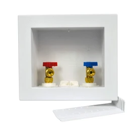Oatey 38528 Quadtro Washing Machine Outlet Box F1807 PEX Tail Piece, 1/4" Turn, 2" Hub