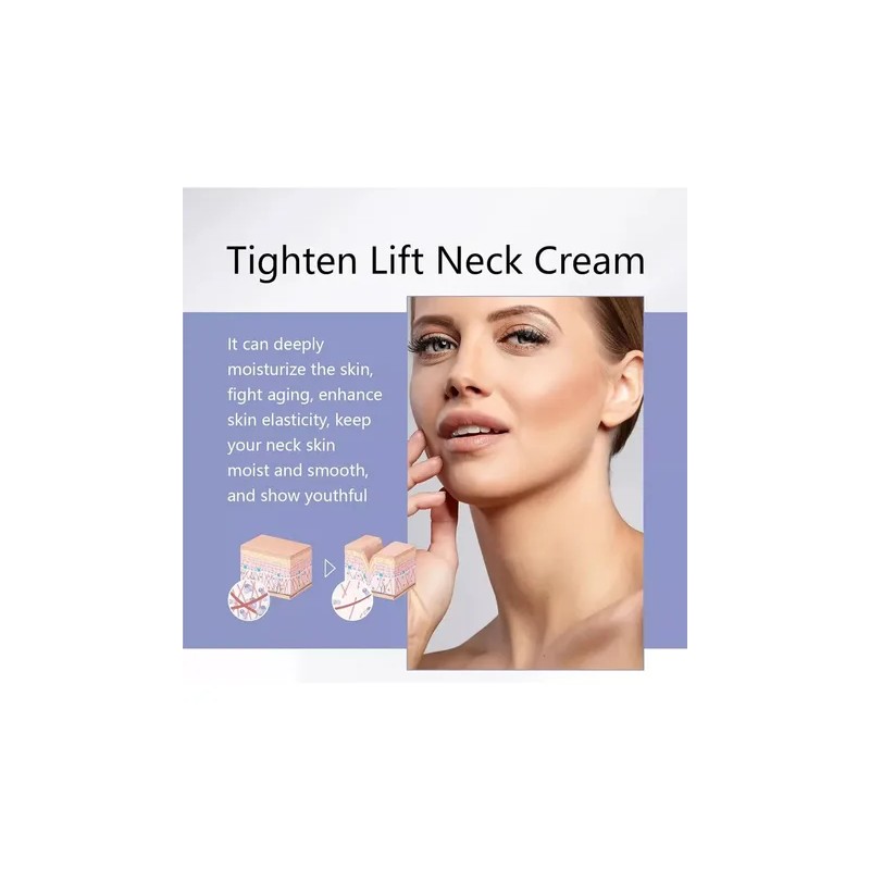 Crema Reafirmante Para Cuello, Efecto Tensor Y Elevador,