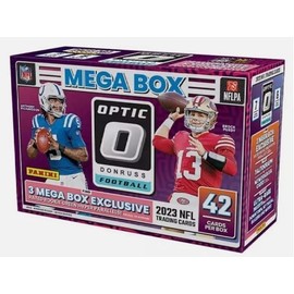 2023 Panini Donruss Optic Football Mega Box (42 Cards/Box) Green Hyper Prizms