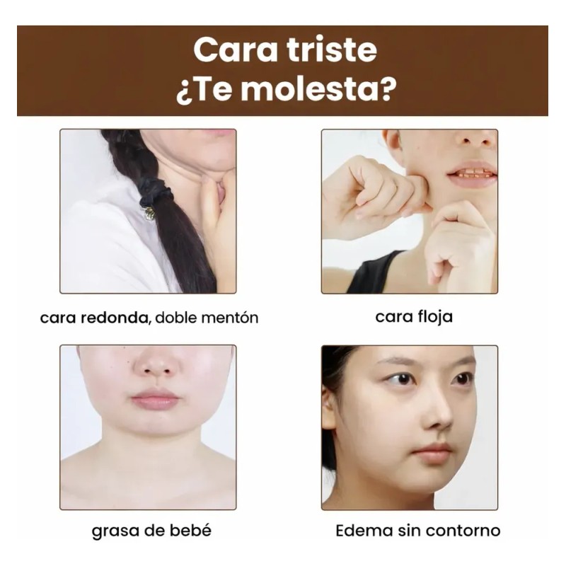 Mascarilla Facial V Line Para Contorno De Rostro 5 Piezas
