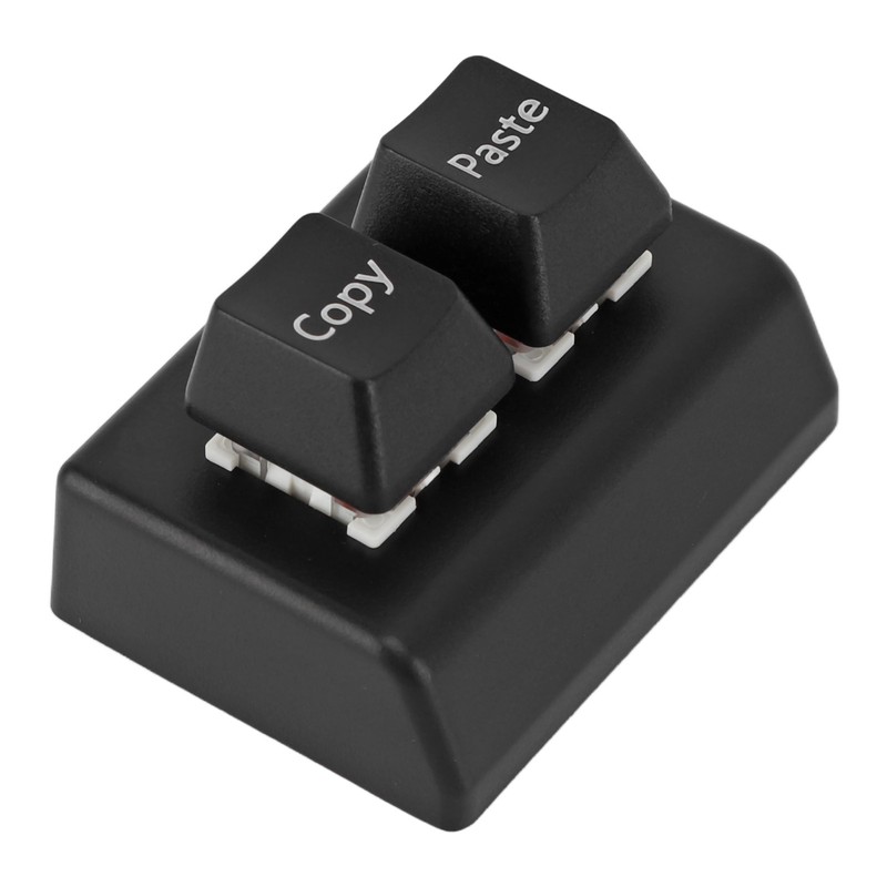 Programmable Keypad 2 Keys Copy Paste Red Switch USB C