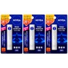 Nivea Deep Moisture Lip Unscented [Over-the-counter drug] 3-pack