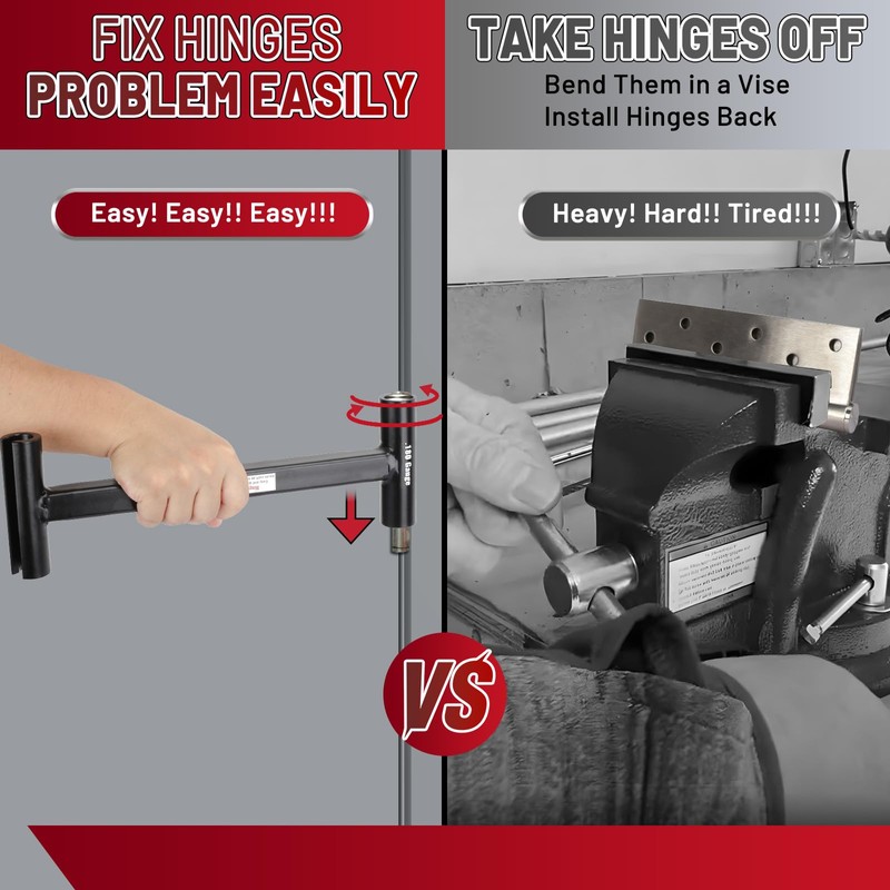 Hinge Adjustment Tool, Double Head Long Handle Hinge Bender, Heavy