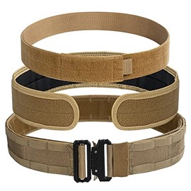 Tactical Molle Belt, Molle Gun Belt, Battle Belt, War Belts, Quick Release Rigger Combat Belt 1.75 Inch Inner and 2.25 Inch Inner & 2.0 Inch Outer Tactical Heavy Duty Belt