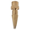Fan Shaped Fountain Nozzle Copper Adjustable Uniform Water Spray Fan