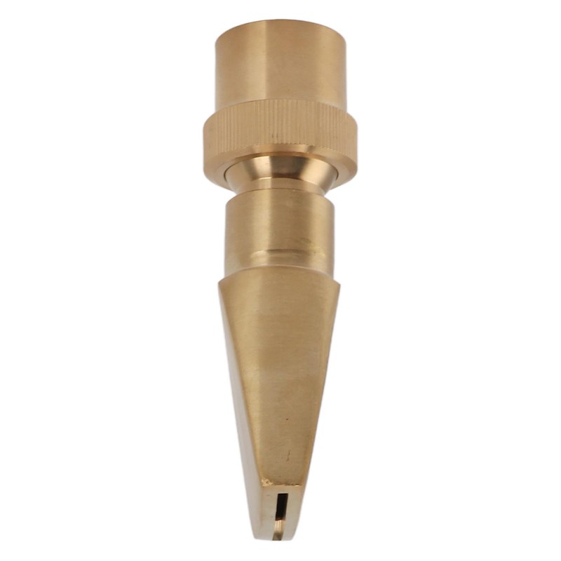 Fan Shaped Fountain Nozzle Copper Adjustable Uniform Water Spray Fan