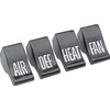 OER Deluxe Heater Control Knob Set Fits 1960-1963 Chevy and GM Pickup Trucks