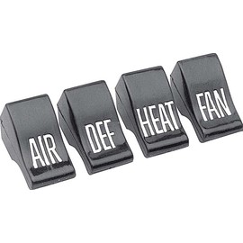 OER Deluxe Heater Control Knob Set Fits 1960-1963 Chevy and GM Pickup Trucks