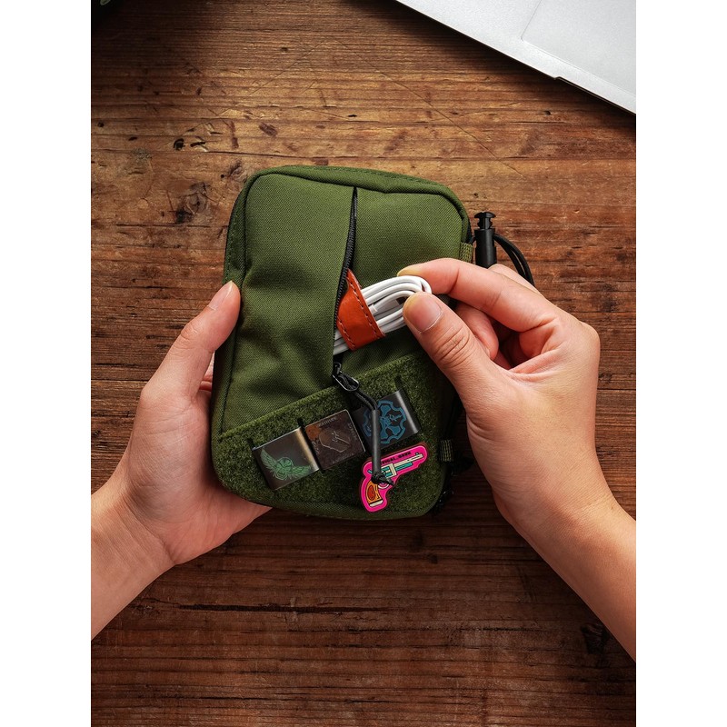 TACTICAL_GEEK Block E Series EDC Pouch Compact Belt Bag, Multi-Purpose