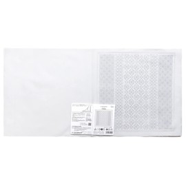 Olympus H-1108 Flower Dish Towel Cloth Pack, Daisy, White