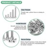 M METERXITY 10-Pack Socket Head Cap Screws Bolts M5x22mm 0.8mm