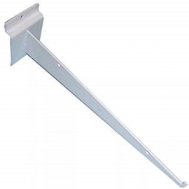 OnlyHangers New 10" Slatwall Knife Shelf Brackets With Lip - White 10 pcs