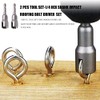 Wing Nut Driver Tightener Drill Parts Twisting Tool, 2 PCS