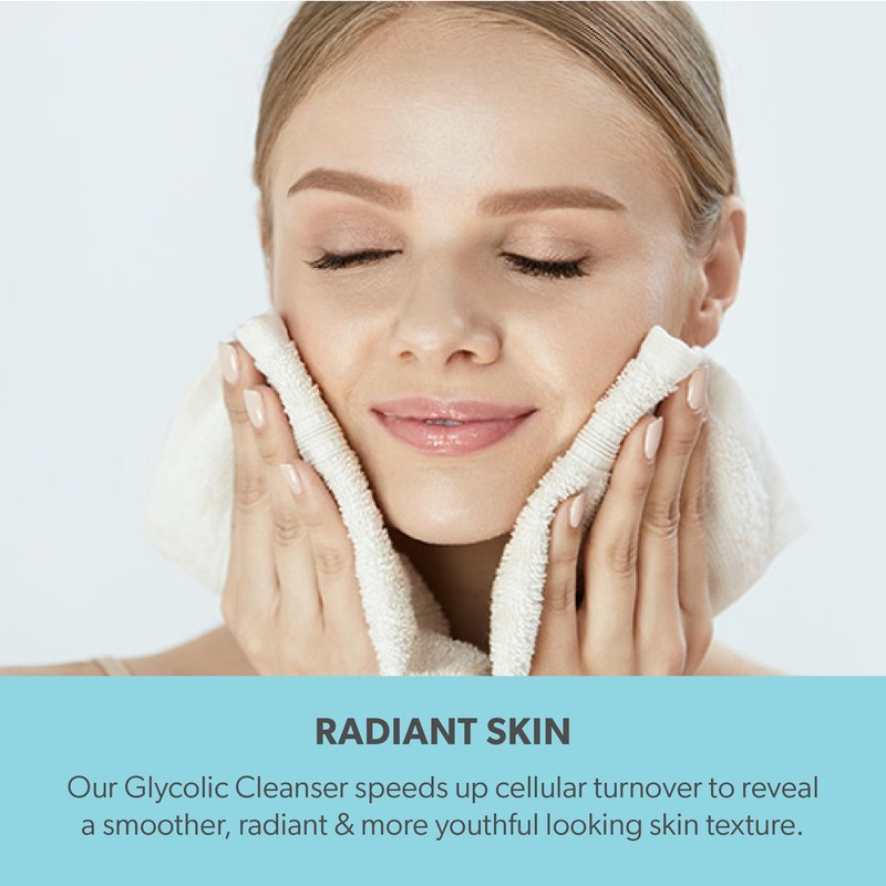 Serious Skincare Glycolic Cleanser - Daily Non-Drying Exfoliating Face Wash