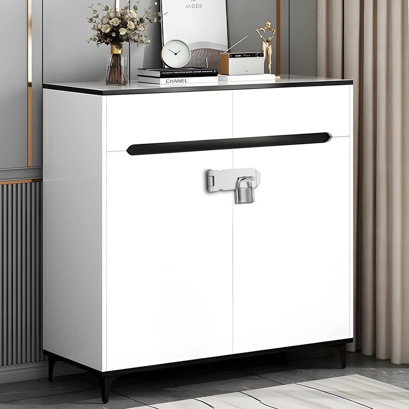 Roczential Padlock Clasp Padlock Door Hardware Door Latch Door Latch