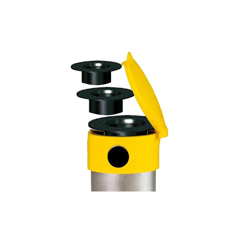 Krinner Reducing Sleeve Set for Five Pipe Sizes with 57/50/38/34