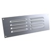 9" x 3" Louvre Vent Satin Anodised Aluminium/Metal Chrome Grille