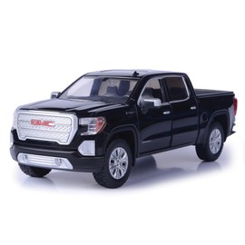 Motormax MTM79362BK GMC Sierra 1500 Denali Crew CAB 2019 Black 1:27 Die Cast, Compatible with