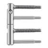 Gedotec Door Hinges 3-DIM Adjustable Drilling Tape 2-Piece | Wheels