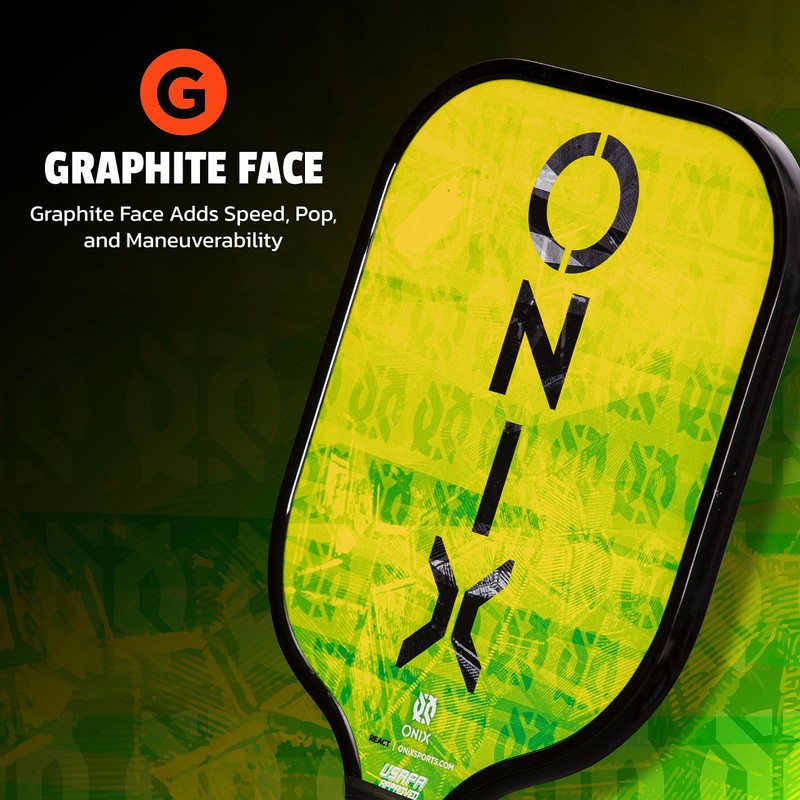 Onix React Pickleball Paddle Features Boosted Sweet Spot from Nomex