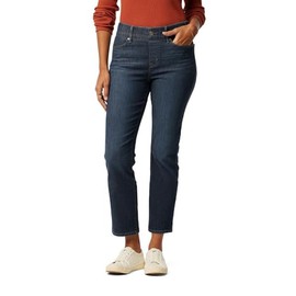 Levi Strauss Signature Gold Women's Size Totally Shaping Ultimate Pull-on Ankle Straight Jeans (Also Available, Blue Rhythm, 18 Plus