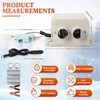 Rossesay 12V 800w Car Heater 2 Hole Portable Windshield Defroster