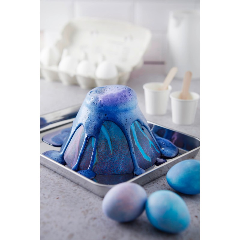 Heitmann Eierfarben - EGG speriments - volcano eggs