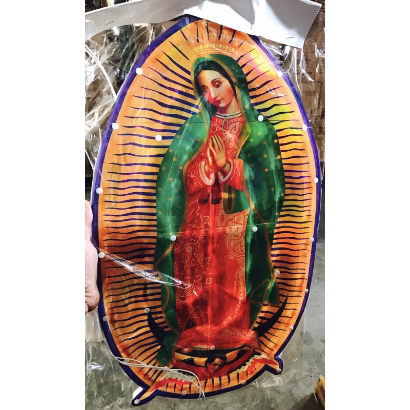 Light Up Lady Of Guadalupe Light Virgen De Guadalupe Luz