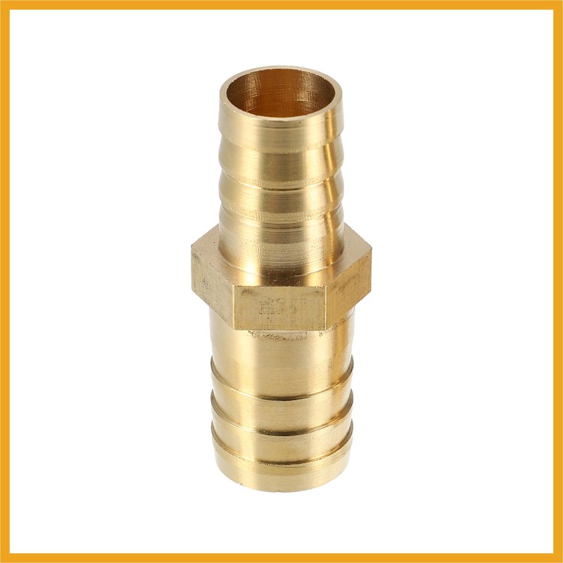 Partuto 2 Pcs 19mm - 16mm Straight Shaped Barb Brass