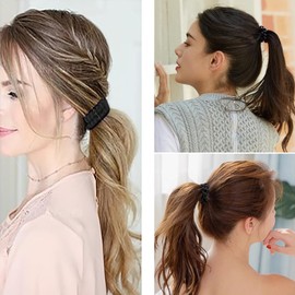 9Pcs Spiral Hair Band, Coil Elastic Band, Non-Damaging Hair Band Suitable for Thick Hair, Traceless No-Damage Ponytail Holders, Made of Telephone Wire Plastic, Suitable for Ladies and Girls