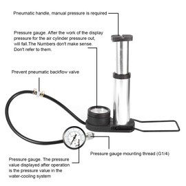 Tangxi PC Water Cooling System Barometer, Double Barometer for Leak Detection and Heat Dissipation