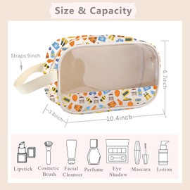 BDPWSS Lifeguard Makeup Bag Life Preserver Thank You Gift Best Lifeguard Ever Survival Kit Lifeguard Swimming Pool Guard Gift (Lifeguard Ever MBCA)