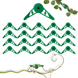 YUSHWENPTY Plant Bender Pack of 20 Lst Clips, Plant Clips, Low Stress Training, Adjustable, 360 Degree Plant Training Clips, Plant Support Clips, Green for Plants Accessories, Plant Growth (C)