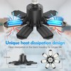 TANBABY Garage Lights, 250W Deformable Ceiling LED Shop Lights, 20000LM