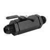 Fuel Shut Off Check Valve 6061 Aluminum Alloy Black Anodized