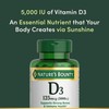 Nature's Bounty Vitamin D3 5000 IU Softgels, Rapid Release, Immune
