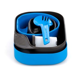 Wildo Camp-A-Box Complete Dinnerware, Light Blue