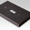 Amerelle 68TTTDB Manhattan 3 Toggle Wallplate, Aged Bronze