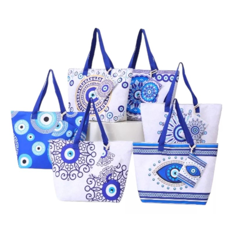 Eco R Bolsa + Cosmetiquera Playa Dama Multifuncional Impermeable