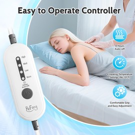 ReFzeg Massage Table Warmer Heating Pad Professional SPA Massage Bed Warmer with 8 Hours Auto-Off, 4 Heat Settings, Overheat Protection for Massage Bed & Spa, 30" x 71"