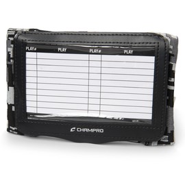 Champro Triple Card Wristband Playbook Camo Black Adult