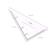 Large Triangle Ruler Square Set,Triangle Protractor,2 Pieces (Size 3)